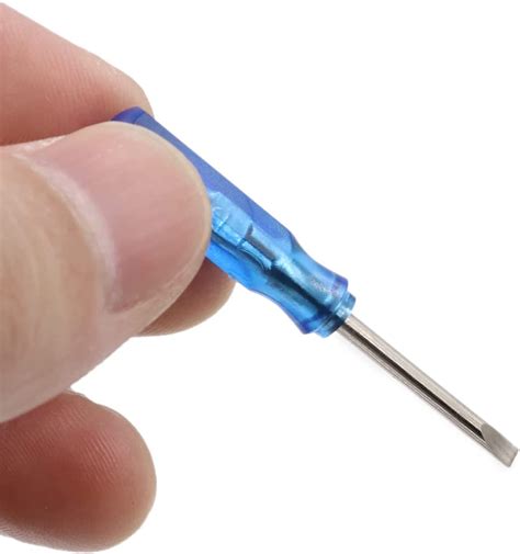 UKLL-100pcs 45mm x 2mm 2.0mm Mini Size Slotted Word Flat Screwdrivers ...