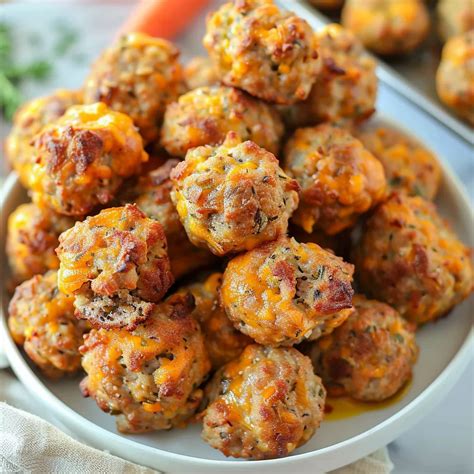 Delicious Bisquick Sausage Balls Quick Tasty Snack Recipe