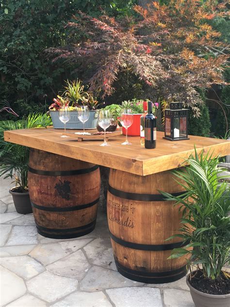 Wine Barrel Top Ideas at Joyce Sargent blog