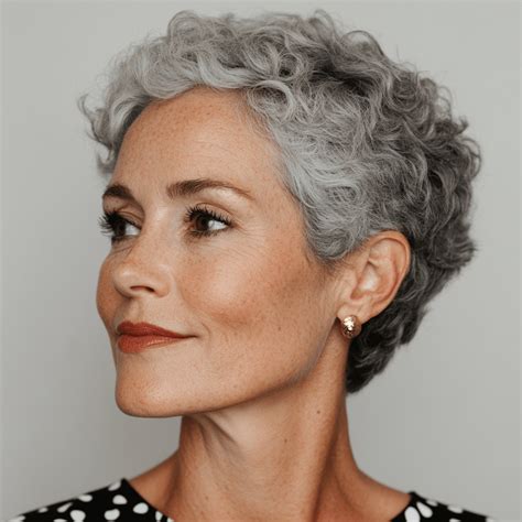 Curly Grey Hair