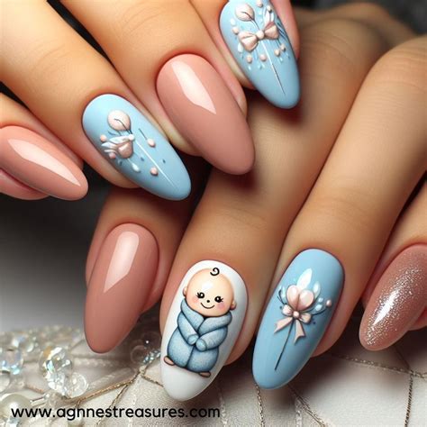 Baby Shower Nail Inspirations | Nail art, Baby shower nails, Baby nail art
