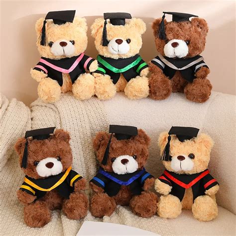 Custom Graduation Cute Stuffed Hat & Gown Animals Doll Gifts Home Decor ...