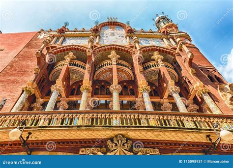 The Palau De La Musica Catalana Is A Concert Hall, Built By The Architect Lluis Domenech I ...