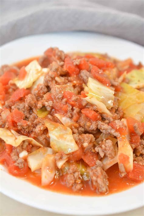 Cabbage Ground Beef Rice Recipe
