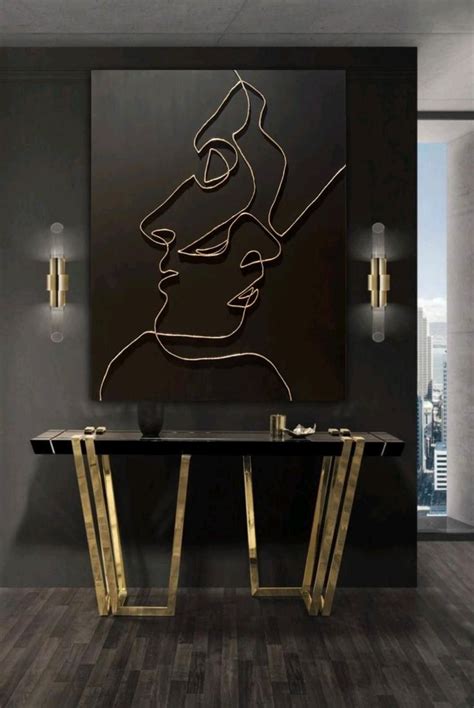 Full frontal nudity homoerotic gold metal wall art – Artofit