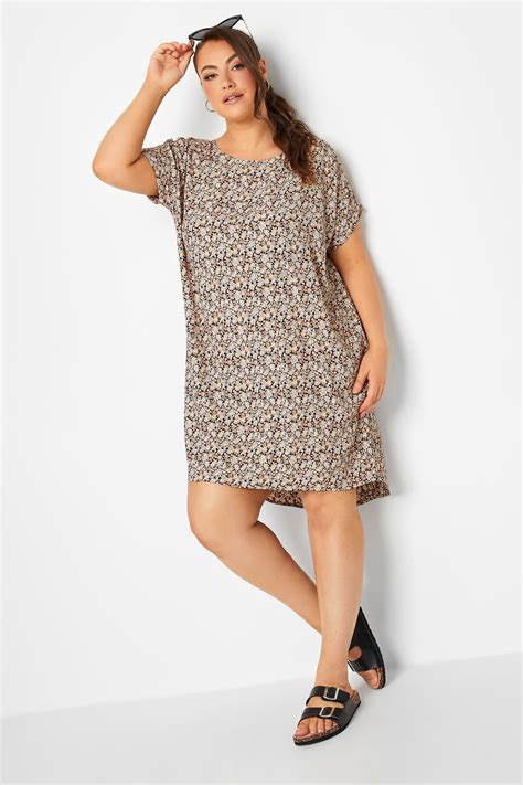 Brown Plus Size Dress
