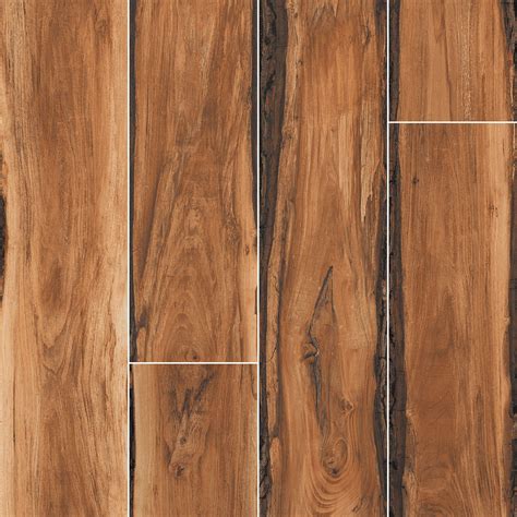 Tobacco Cask Porcelain Wood Plank Tile | Floor and Decor