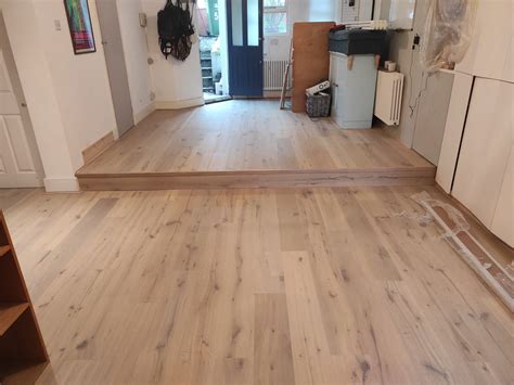 Whitechapel blanched pale brushed and lacquered oak flooring