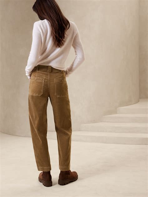 The Corduroy Barrel Pant | Banana Republic