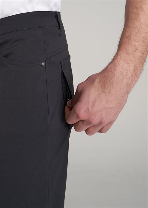 Men's Travel Pants: Carman Tall Men Traveler Black Pant | Pants for ...