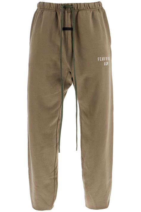 FEAR OF GOD ESSENTIALS drawstring sweatpants Khaki Fear Of God Essentials