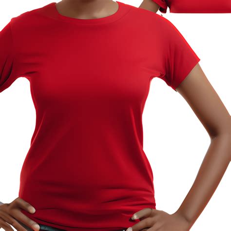 Red T-Shirt Girl Photo at Marilyn Hudgins blog