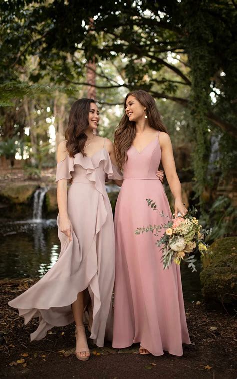 Boho-Inspired Bridesmaid Dress with Flowy Ruffle Details | Sorella Vita Bridesmaid Dresses
