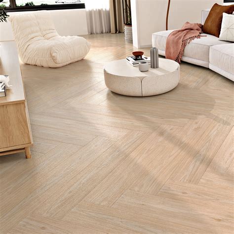 32 Pack 36" x 6" Vinyl Flooring Peel and Stick Light Wood Look Vinyl ...