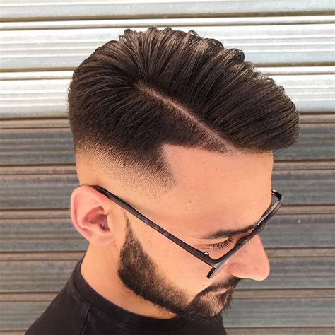 Low Mid Fade Side Part #ClassicHairstylesforMen | Side part haircut ...