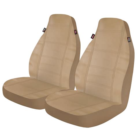 Genuine Dickies 2 Piece Prestige Front Car Seat Covers Vegan Leather ...