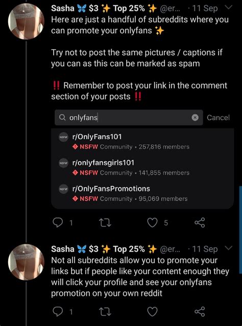 How to use Reddit to promote onlyfans/sex work. Various authors.