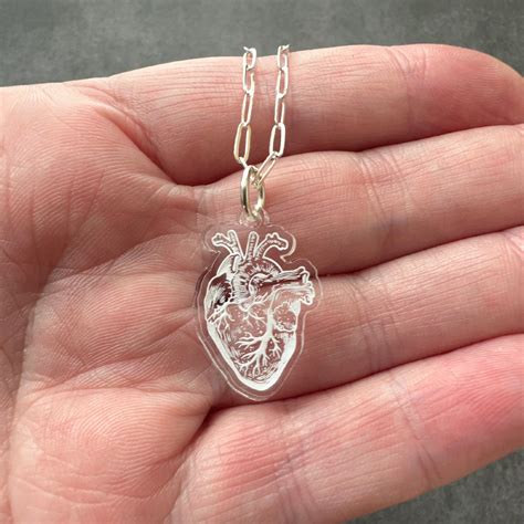 Anatomically Correct Heart Necklace