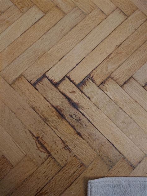Water Damaged Hardwood Floor : r/woodworking