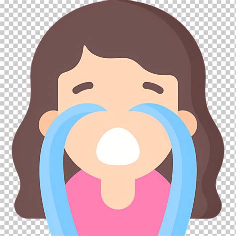 Crying Emoji - Crying Girl Emoji Illustration PNG, Clipart, Cartoon ...