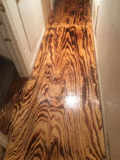 Wood Burnt Plywood Floors | Burnt plywood floor, Wood floor design ...