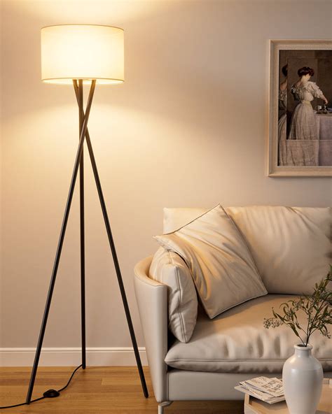 Ivy Bronx Markeece 66'' LED Tripod Floor Lamp Farmhouse Standing Lamps ...