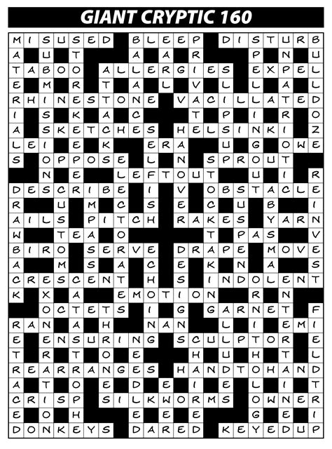 Lovatts Cryptic Crossword