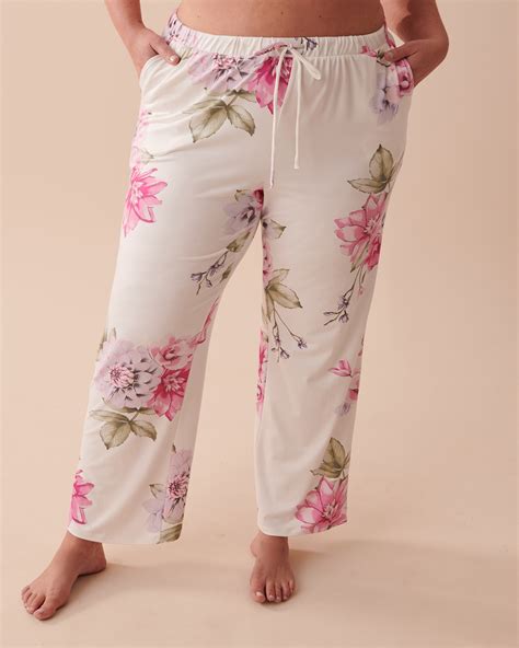Floral Super Soft Pajama Pants - Peonies Garden | la Vie en Rose