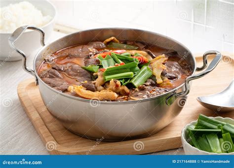 Mao Xue Wang - Duck's Blood, Beef And Tripe In Spicy Soup Royalty-Free ...
