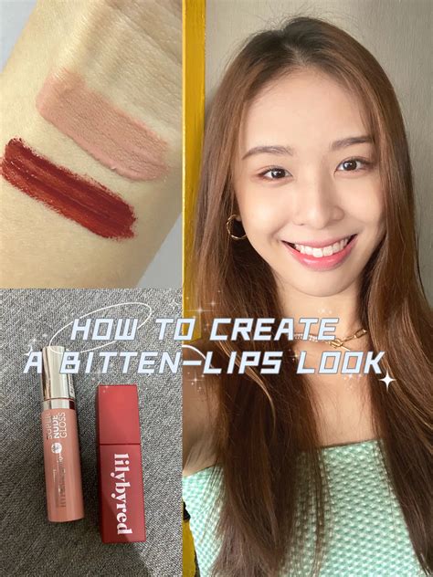 How to create a bitten-lip look? 💋💄 | Galeri disiarkan oleh ivysiewhui ...