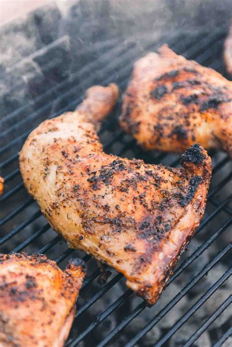 Grilled Chicken Leg Quarters - Girl Carnivore