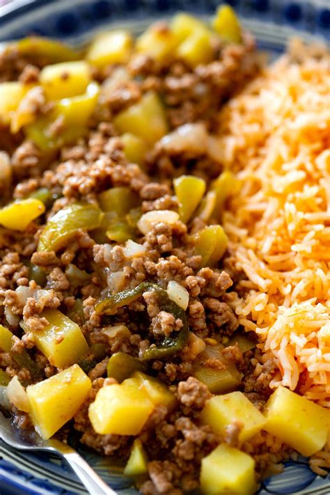 Picadillo Con Papas | Receta Mexicana