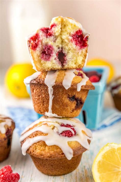 Lemon Raspberry Muffins | Bunsen Burner Bakery