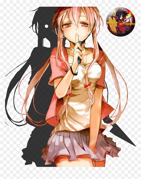 Mirai Nikki, Yuno Gasai, Character Illustration, Anime - Anime Mirai ...