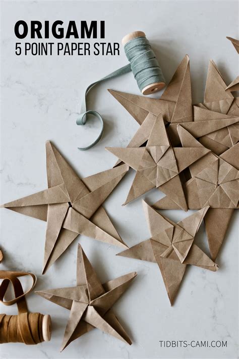 The Easy Way to Make an Origami Star with Video Tutorial - Tidbits