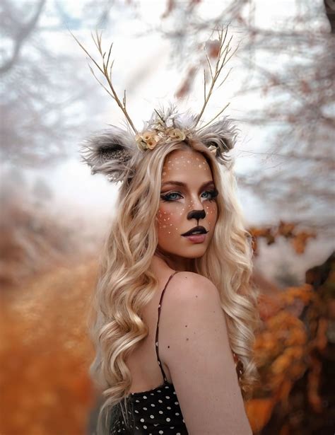 Bambi deer 🌼 makeup | Deer makeup, Deer costume makeup, Halloween ...