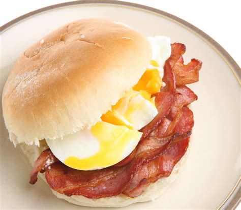Egg And Bacon Roll Calories at Tommy Brannan blog