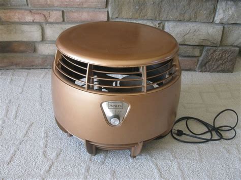 Sears Hassock Fan Mid Century Retro Floor Fan in Copper Color