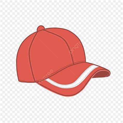 Baseball Caps White Transparent, Red Baseball Cap Clip Art, Baseball ...
