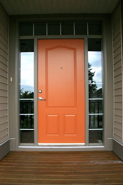 Best Orange Paint Color For Front Door at Autumn Allen blog