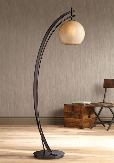 aiden place oil-rubbed bronze arc floor lamp - Bing | Contemporary ...