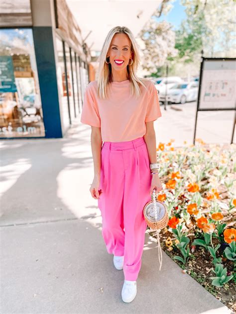Pink Wide Leg Pants - Straight A Style