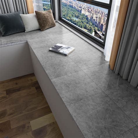 Dark Grey Marble Vinyl Tiles – CHIHUT