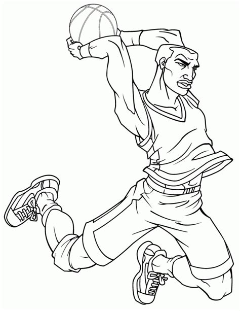 Basketball Coloring Pages Nba Players at GetColorings.com | Free ...