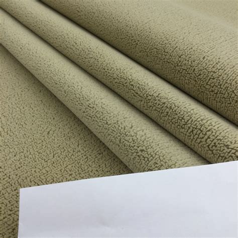 Flax Tan Mottled Flocked Velvet Fabric | Heavy Upholstery | 54" Wide ...