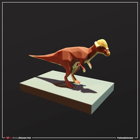 ArtStation - Low Poly Dinosaurs Pack | Resources