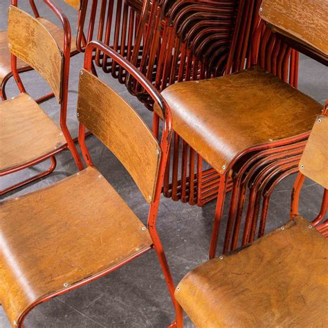 1950'S Cox Tubular Red Metal Dining Chairs - Quantities Available - The ...