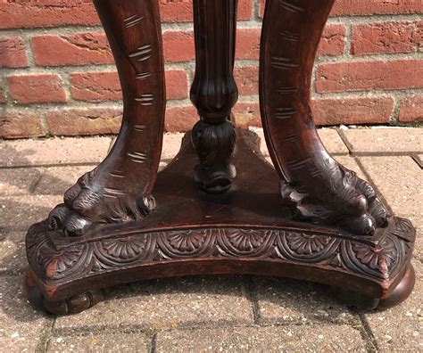 Impressive and all Hand-Carved Griffin Sculptures in a Gothic Style ...