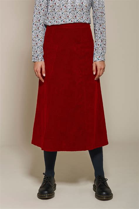 Midi Cord Skirt at Michael Dittmer blog