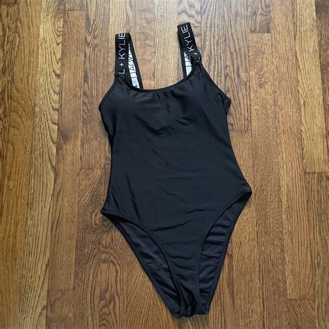 Black Kendall & Kylie one piece swimsuit. Only... - Depop